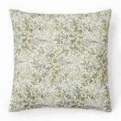 West Elm Open Box: Frankie Floral Pillow Cover (20" Sq) - Green Multi