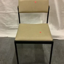 West Elm Open Box: Freeman Leather Pivot Dining Chair - Ludlow Leather Cumin, Textured Antique Bronze