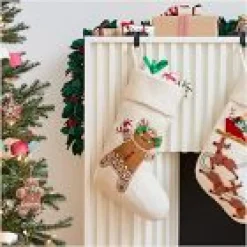 West Elm Open Box: Gingerbread People Felt Stocking - Gingerbread Girl