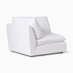 West Elm Open Box: Hampton Modular Corner - Native Linen White