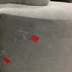 West Elm Open Box: Harper Sofa (86") - Deluxe Velvet, Storm Gray