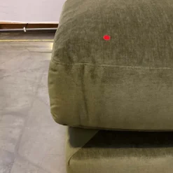 West Elm Open Box: Haven Extra Deep Right-Arm 2 Seater Sofa Bench - Performance Distressed Velvet Juniper