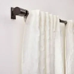West Elm Open Box: Honeycomb Jacquard Light Filtering Curtain (48"W x 84"L) - Mocha