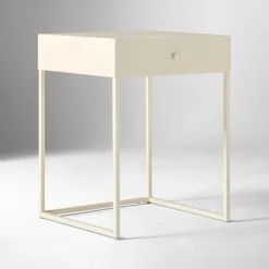 West Elm Open Box: Mirren Nightstand (18") - Ivory