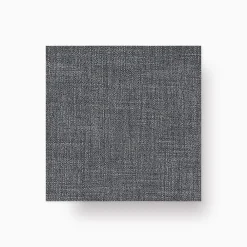 West Elm Open Box: Parker Dining Chair - Performance Yarn Dyed Linen Weave Pewter, Black