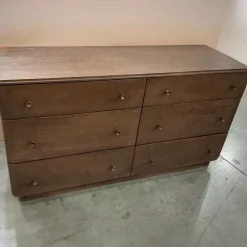 West Elm Open Box: Pierce & Ward Burl Wood 6-Drawer Dresser (60") - Claro