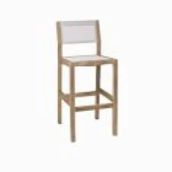 West Elm Open Box: Portside Outdoor Bar Stool (30") - Driftwood