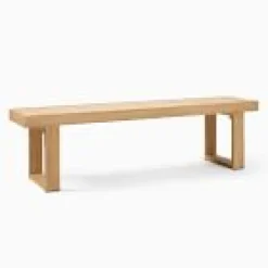 West Elm Open Box: Portside Outdoor Dining Bench (66") - Reef