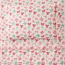 West Elm Open Box: Pretty Bows Sheet Set, Queen - Multi
