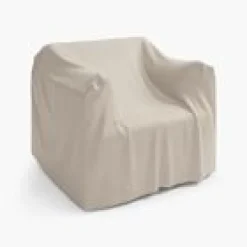 West Elm Open Box: Santa Fe Slatted Lounge Chair Protective Cover - Tan