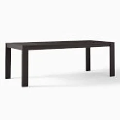 West Elm Open Box: Telluride Aluminum Outdoor Extendable Dining Table (60"–85") - Dark Bronze