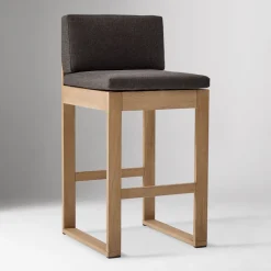 West Elm Open Box: Telluride Outdoor Bar Stool (32") - Slate, Reef