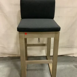 West Elm Open Box: Telluride Outdoor Bar Stool (32") - Slate, Reef