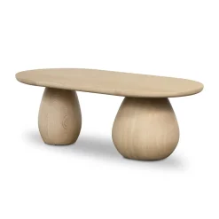 West Elm Orb Base Oval Coffee Table (43.5")