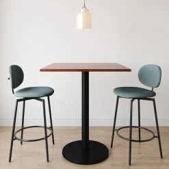 West Elm Orbit Restaurant Bar Table - Wood - Square