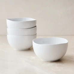 West Elm Organic Porcelain Cereal Bowl Sets