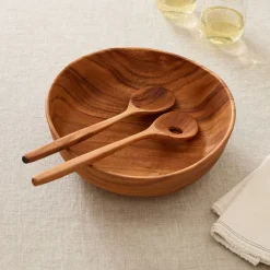 West Elm Organic Shaped Wood Serving Utensils (Set of 2)