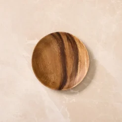 West Elm Organic Wood Appetizer Plate