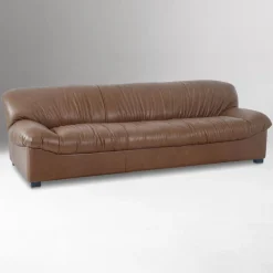 West Elm Orlin Leather Sofa (87")