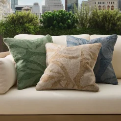 West Elm Outdoor Abstract Botanical Pillow