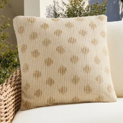 West Elm Outdoor Abstract Dot Pillow