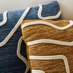 West Elm Outdoor Abstract Roping Pillow