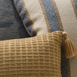 West Elm Outdoor Botanical Stripe Pillow Set