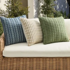 West Elm Outdoor Chunky Linear Pillow
