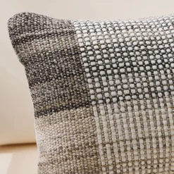 West Elm Outdoor Natural Half Block Pillow