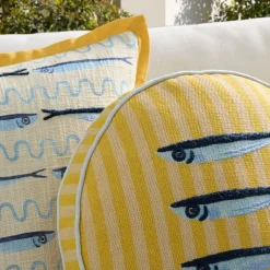 West Elm Outdoor Sardine Pillow