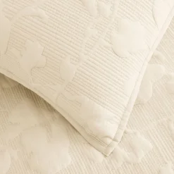 West Elm Outline Floral Quilt & Shams