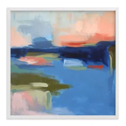 West Elm Out Of The Blue Framed Wall Art by Minted for
