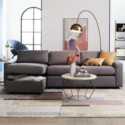 West Elm Overarching Metal Shade Floor Lamp (80")