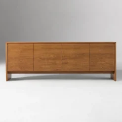 West Elm Owens 4-Door Solid Wood Sideboard (84")