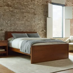 West Elm Owens Solid Wood Bed