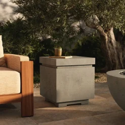 West Elm Oxner Outdoor Square Propane Enclosure