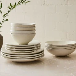 West Elm Oyku Stoneware Dinnerware (Set of 16)