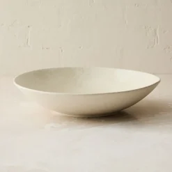 West Elm Oyku Stoneware Low Serve Bowl