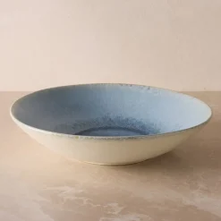West Elm Oyku Stoneware Low Serve Bowl