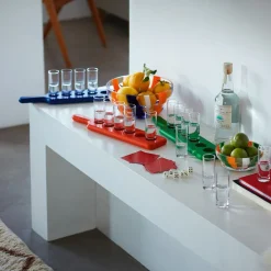 West Elm Paddle Pop Shot Glass Set & Paddle