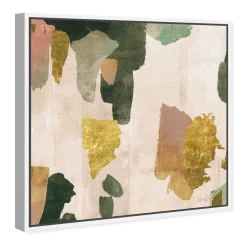West Elm Paint Patch Cascade Framed Canvas Wall Art