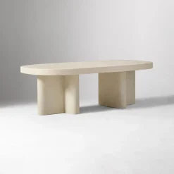 West Elm Palmetto Indoor/Outdoor Concrete Coffee Table (48")
