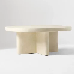 West Elm Palmetto Indoor/Outdoor Round Concrete Coffee Table (36")