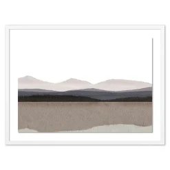 West Elm Paper Land Framed Wall Art by Dan Hobday