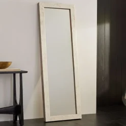 West Elm Parsons Bone Inlay Floor Mirror