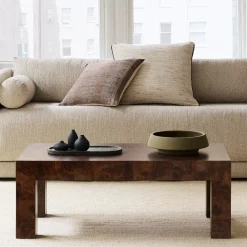West Elm Parsons Burl Coffee Table (44")