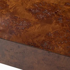 West Elm Parsons Burl Side Table (16")