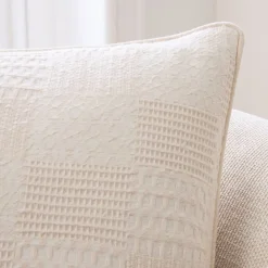 West Elm Patchwork Waffle Pillow Cover