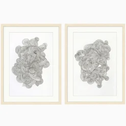 West Elm Paths of the Maze Framed Wall Art