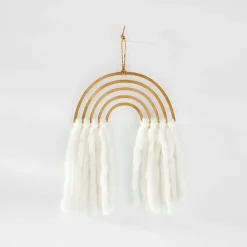 West Elm Pauline Stanley Studio Brass Wall Hanging - Rainbow